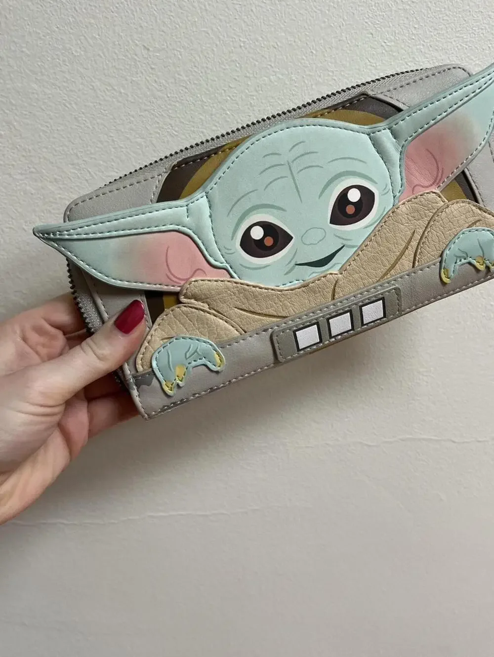 Loungefly Star Wars Grogu Cradle Cosplay Zip Around Wallet